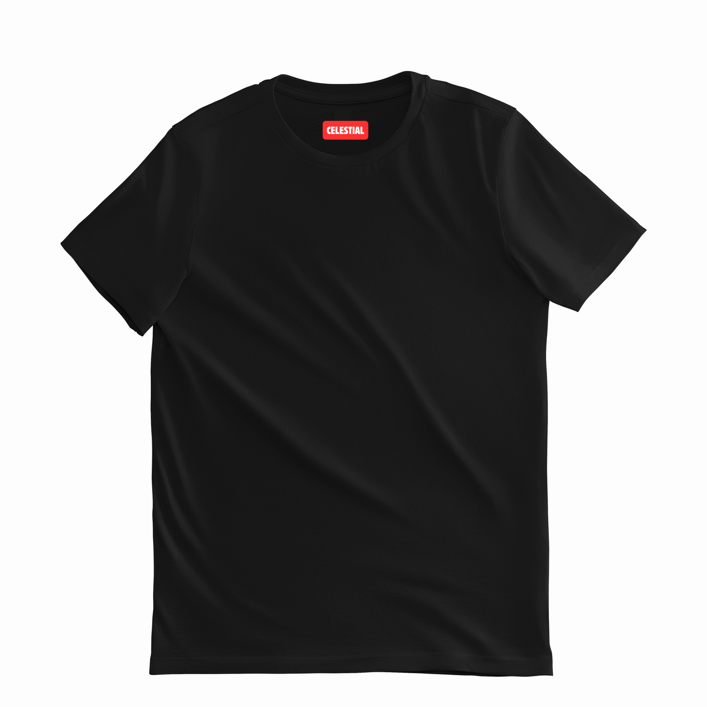 Mens Black Plain Tshirt