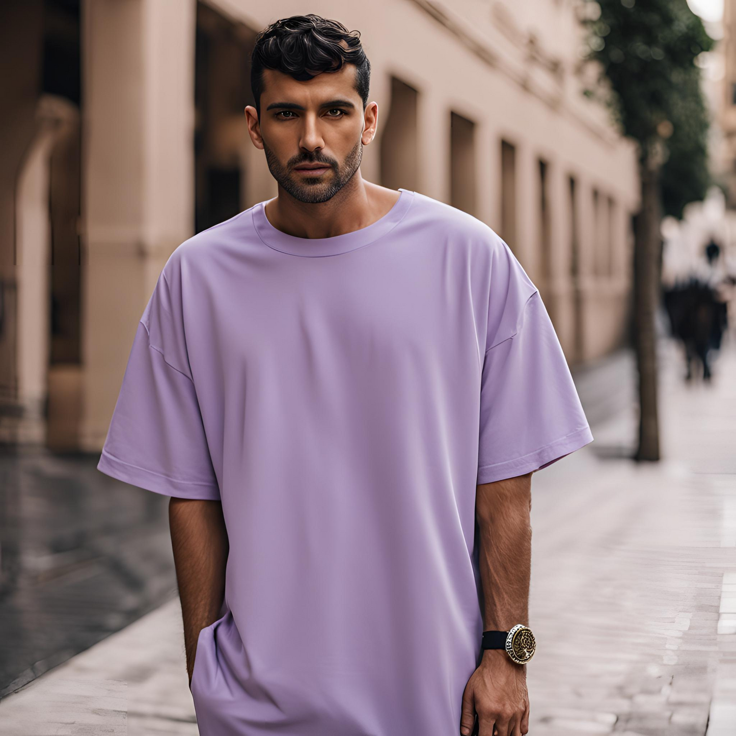 Oversized Tshirt - Liliac