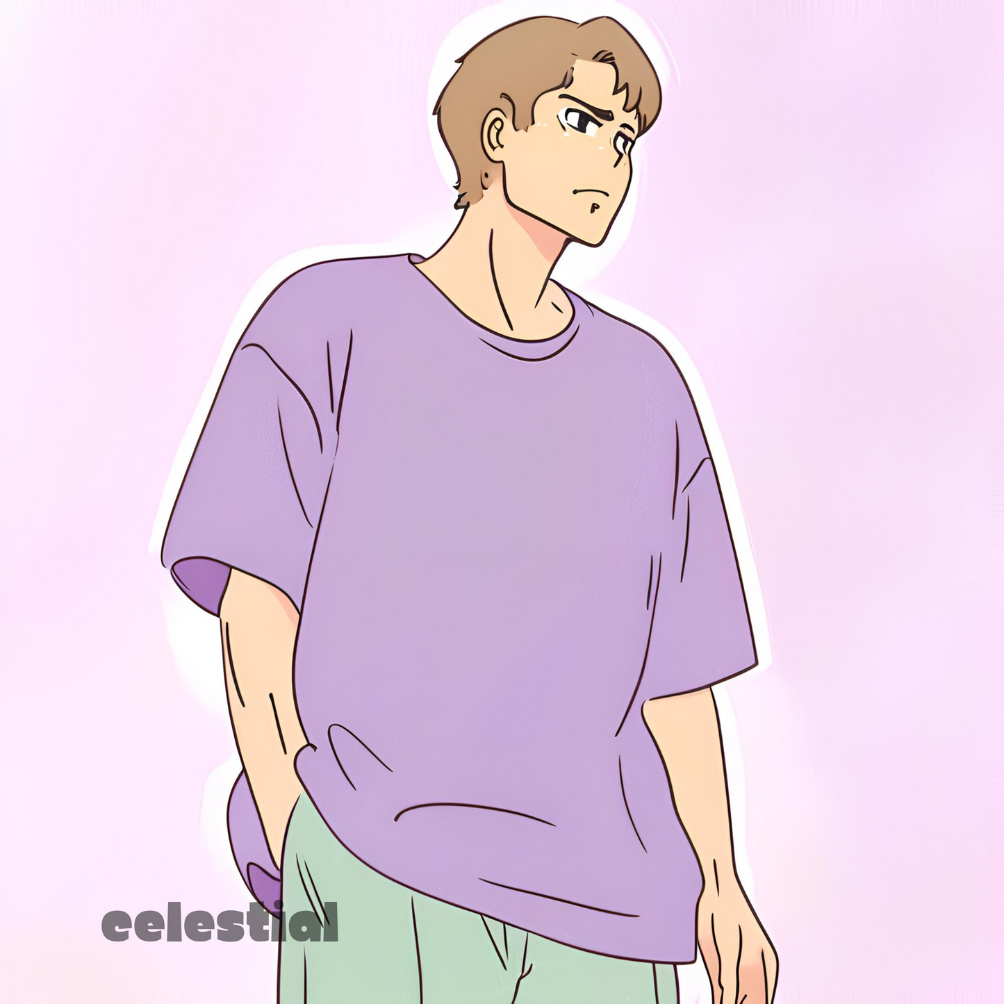 Oversized Tshirt - Liliac