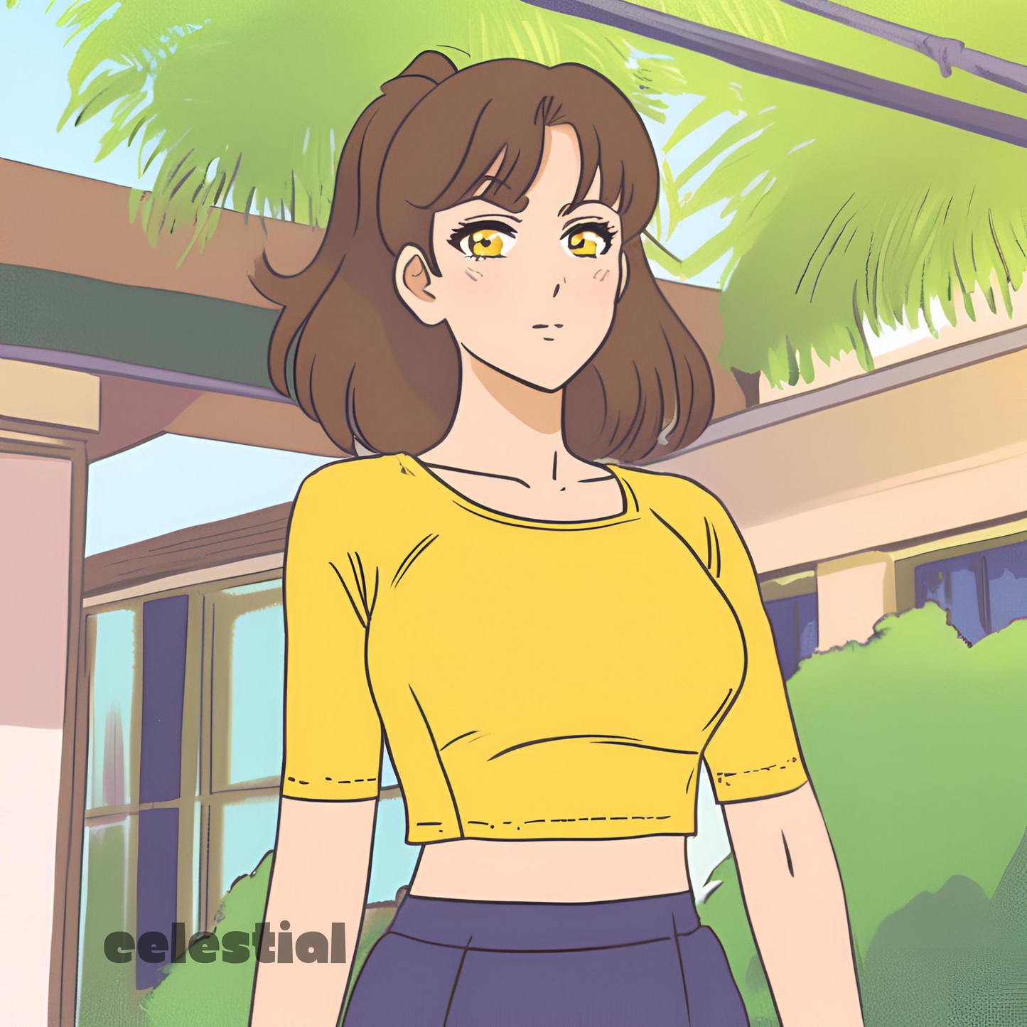 Crop Top - Yellow
