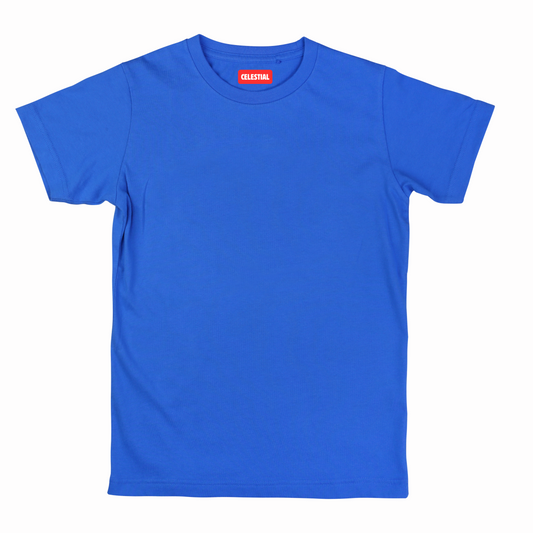 Mens Blue Plain Tshirt