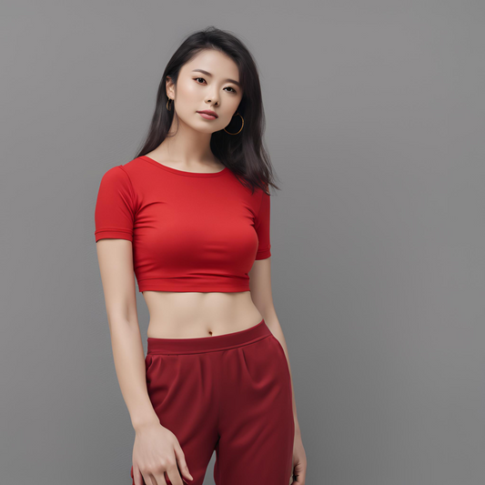Crop Top - Red