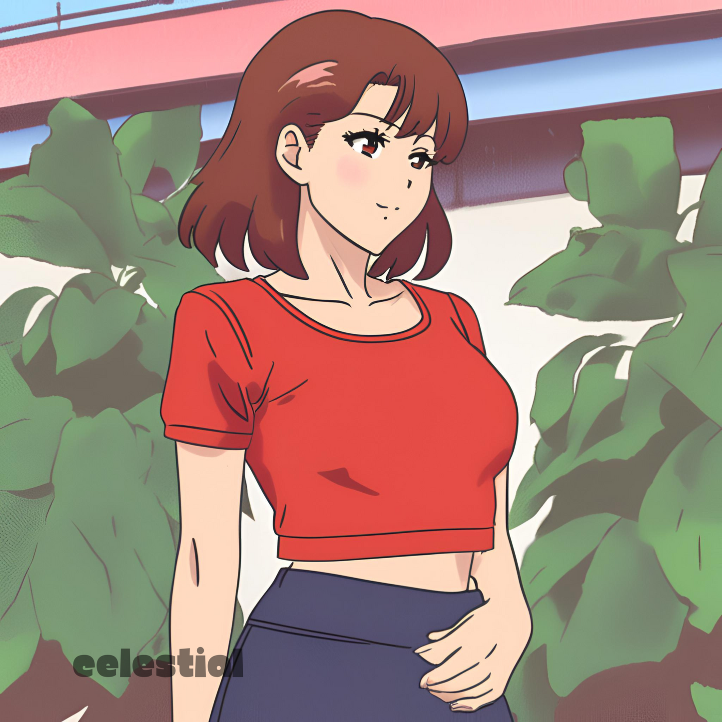 Crop Top - Red